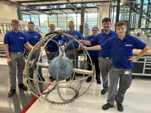 Bild Himmelsglobus im Trainingscenter ; copyright Voith Bild Himmelsglobus im Trainingscenter ; copyright Voith